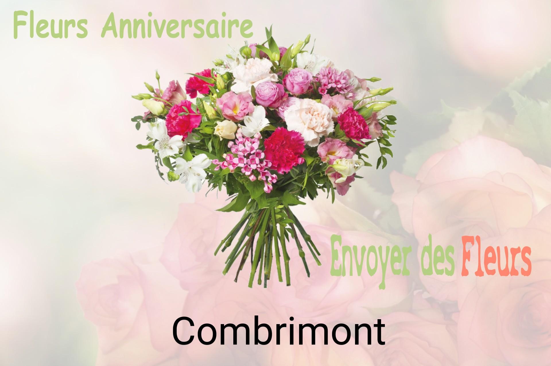 Bouquet de fleurs d’anniversaire livré à Combrimont