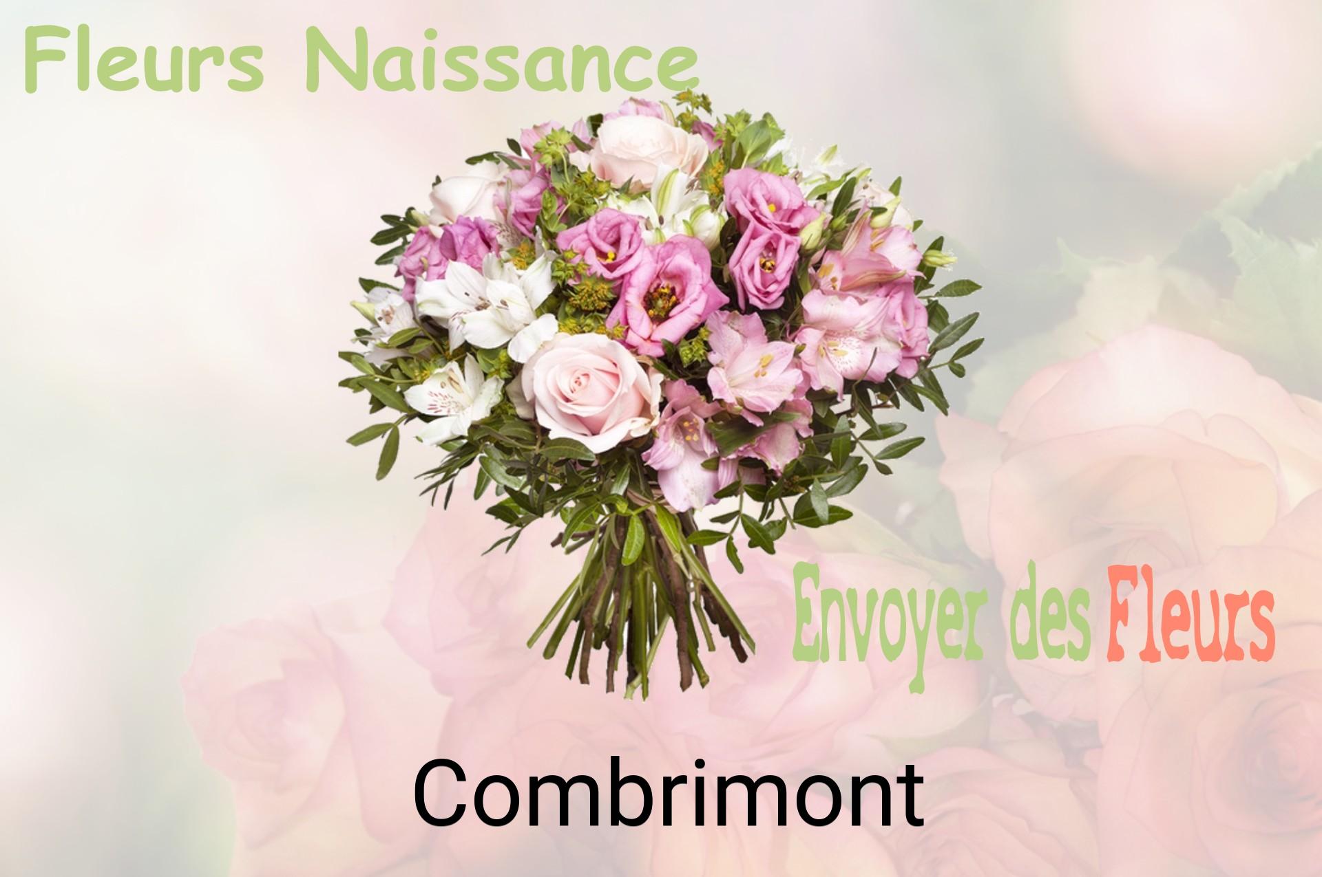 Bouquet de fleurs de naissance livré à Combrimont