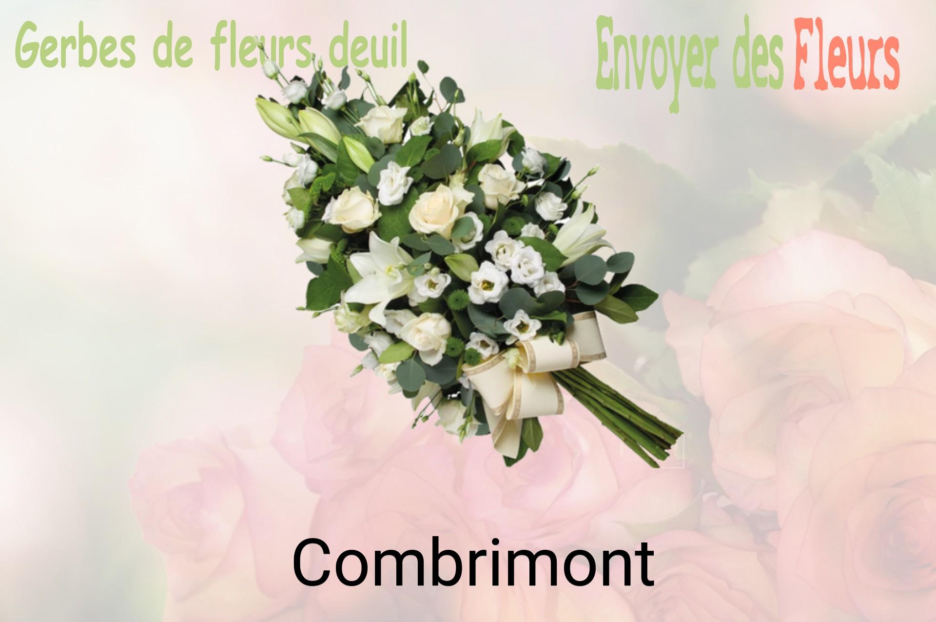 Gerbe de fleurs de deuil livrée à Combrimont